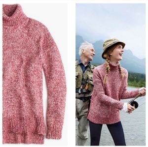 J. Crew Marled Wool Turtleneck Sweater
